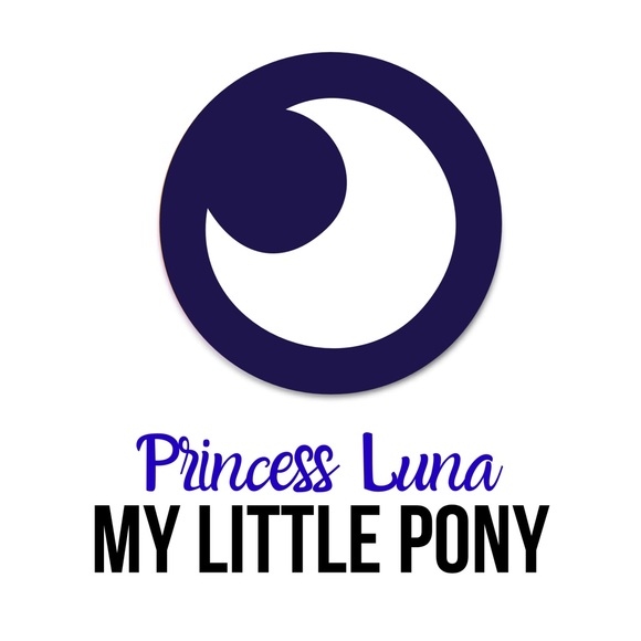 New Handmade “Princess Luna Cutie Mark” (My Little Pony) Stud Earrings - Picture 3 of 3